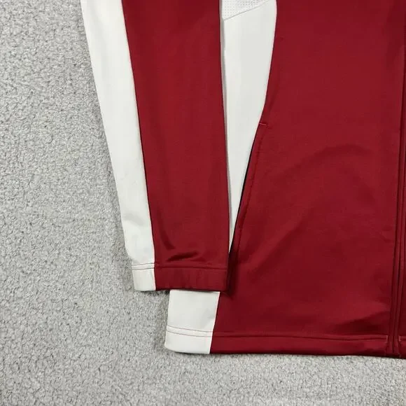 Indiana Hoosiers Jacket Mens L Adidas Full Zip Team Issued Track Climacool - Picture 11 of 16